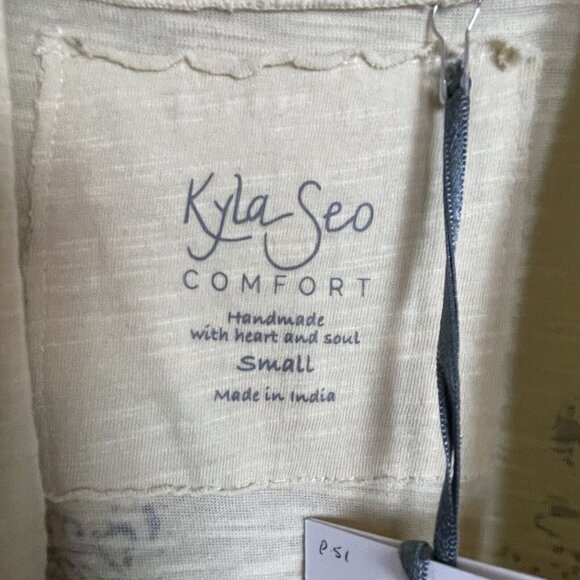 NWT Kyla Seo Comfort  Milena Jacket KYREC47 Wheat Embroidered Size S Boho Beachy - Picture 10 of 11